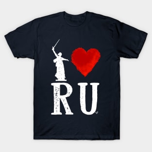 I Heart Russia white by Tai's Tees T-Shirt